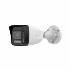 HILOOK IPC-B120HA-LU, 2Mpix, 2,8mm Lens, H265+, Dual Light, 30Mt Gece Görüşü, Dahili Mikrofon, IP67, PoE, Bullet, IP Kamera