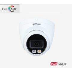 DAHUA IPC-HDW2249T-S-IL 2Mpix, Full Color, 2,8mm Lens,H265+, 30Mt Gece Görüşü, IP67, Dahili Mikrofon, PoE Dome IP Kamera