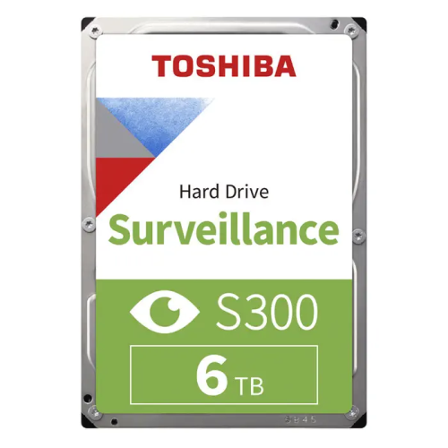 TOSHIBA S300, HDWT860UZSVA, 3.5'', 6TB, 256Mb 5400 Rpm, 7/24 Güvenlik HDD